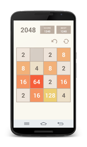 2048 - Gameplay image of android game