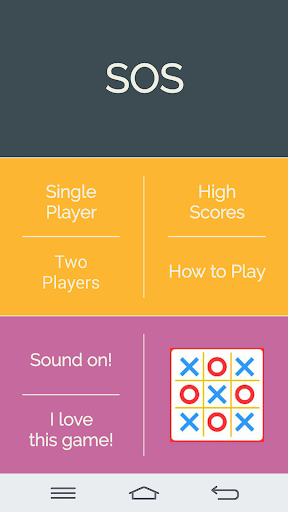 SOS Game - Gameplay image of android game