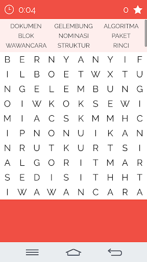 Word Search Indonesian - عکس بازی موبایلی اندروید