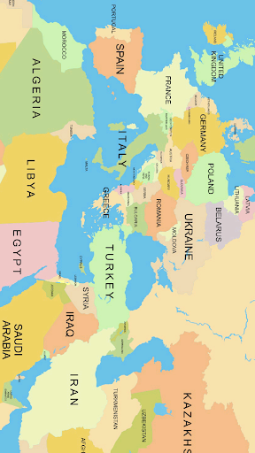 World Map - Image screenshot of android app