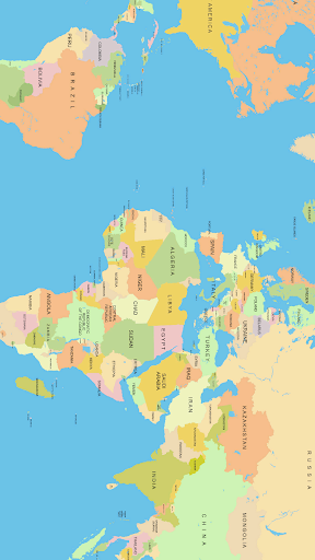 World Map - Image screenshot of android app