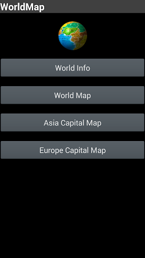World Map - Image screenshot of android app