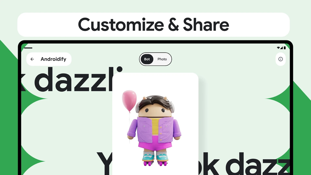 Androidify - عکس برنامه موبایلی اندروید