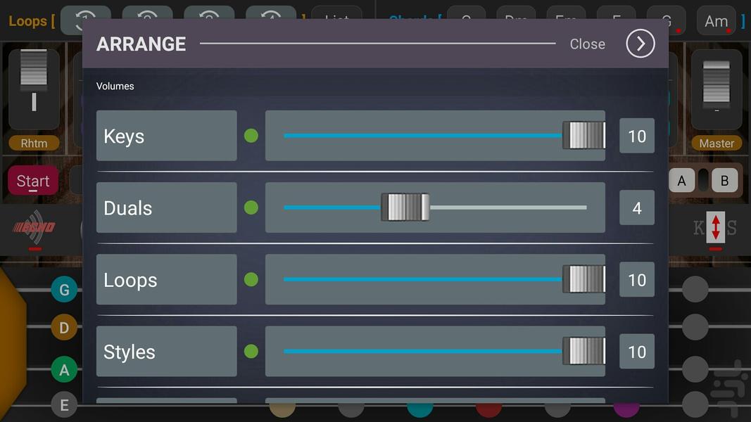 ارگ ساز ویولن - عکس برنامه موبایلی اندروید