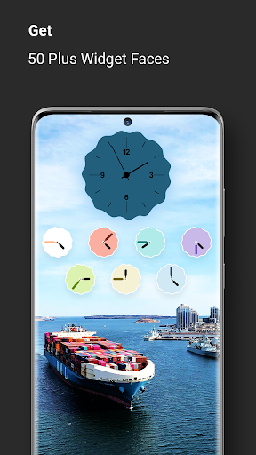 Android ۱۲ Clock Widget - Battery Widget - عکس برنامه موبایلی اندروید