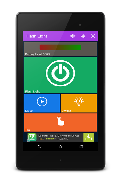 Flash Light - عکس برنامه موبایلی اندروید
