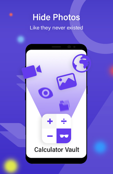 Calculator Photo Vault - Image screenshot of android app