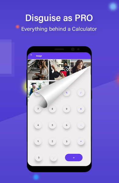 Calculator Photo Vault - Image screenshot of android app