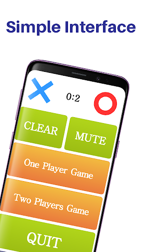 Tic Tac Toe Fun Board Game XO - Gameplay image of android game