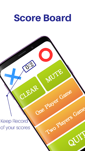 Tic Tac Toe Fun Board Game XO - Gameplay image of android game