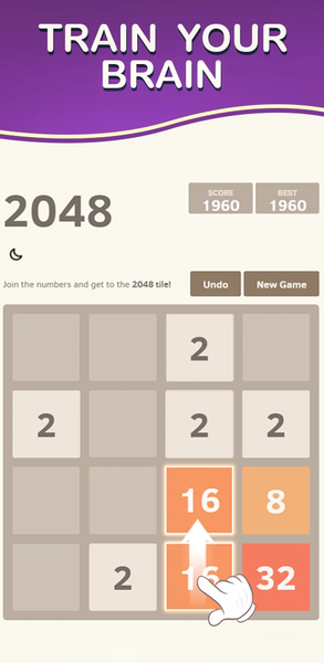 2048 Original - Gameplay image of android game