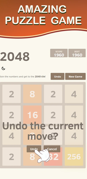 2048 Original - Gameplay image of android game