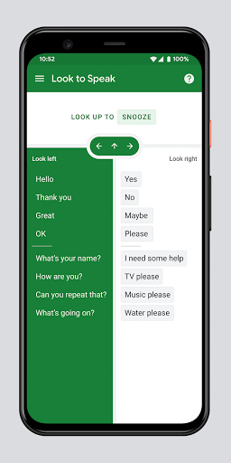 Look to Speak - Image screenshot of android app