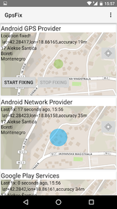 GPS Fix - Image screenshot of android app