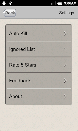 Task Killer - Image screenshot of android app