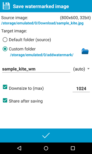 Add Watermark - Image screenshot of android app
