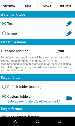 Add Watermark - Image screenshot of android app