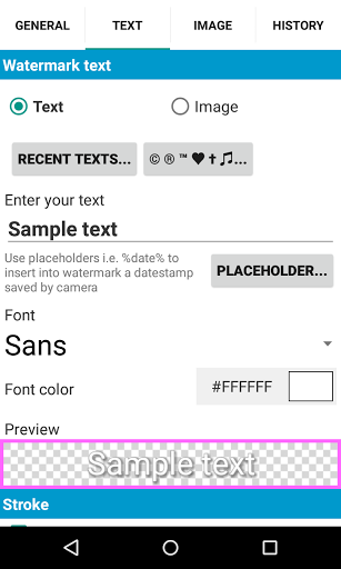 Add Watermark - Image screenshot of android app
