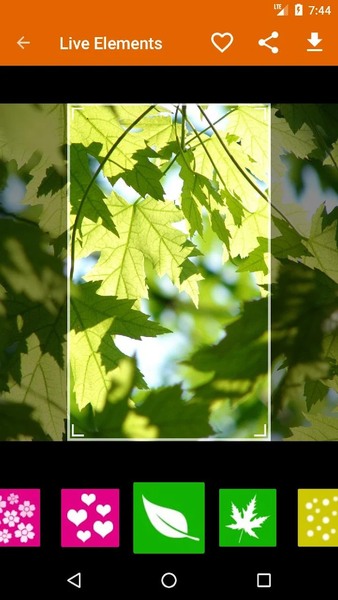 Live Elements Live Wallpaper - Image screenshot of android app