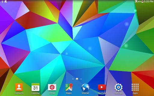 Crystal 3D Live Wallpaper - Image screenshot of android app