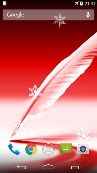 Feather Live Wallpaper - Image screenshot of android app