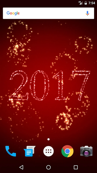Fireworks Live Wallpaper - Image screenshot of android app