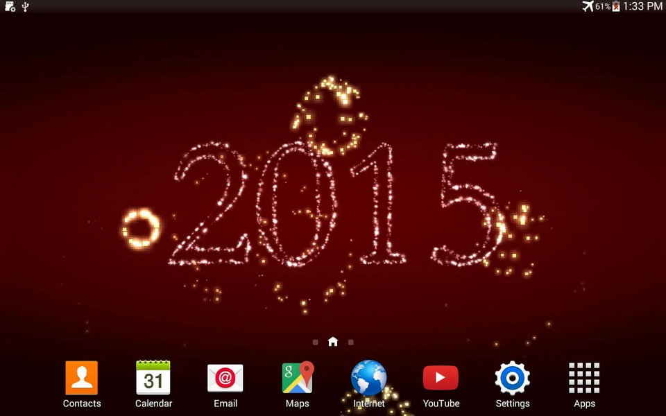 Fireworks Live Wallpaper - Image screenshot of android app
