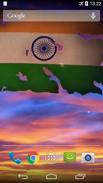 India Flag Live Wallpaper - عکس برنامه موبایلی اندروید