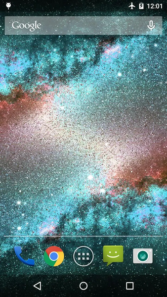 Galaxy Dust Live Wallpaper - Image screenshot of android app