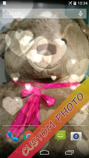 Sweetheart live wallpaper - Image screenshot of android app