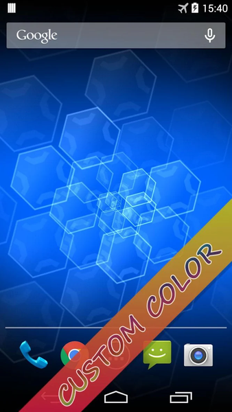Holo Live Wallpaper - Image screenshot of android app