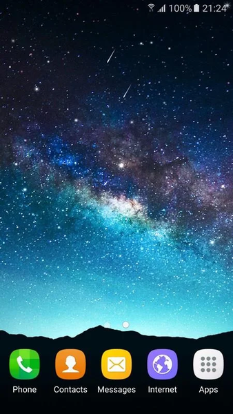 Night Star Live Wallpaper - Image screenshot of android app