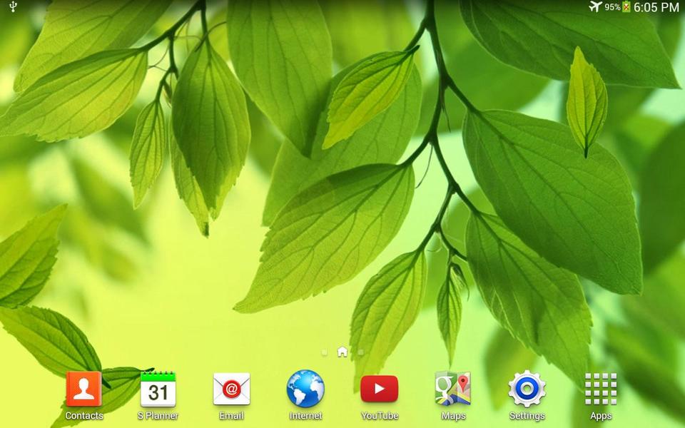 Leaf Live Wallpaper - Image screenshot of android app