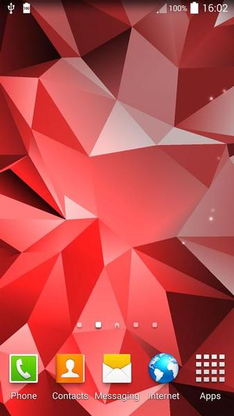 Crystal S5 3D Live Wallpaper - Image screenshot of android app