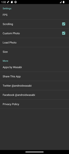 Scrolling Live Wallpaper - Image screenshot of android app