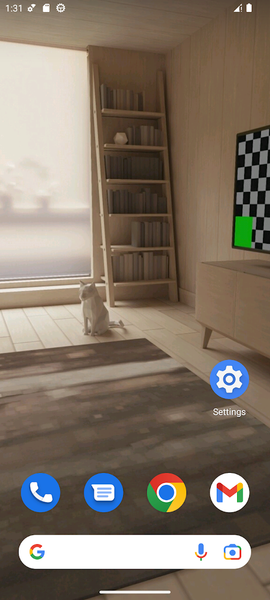 Scrolling Live Wallpaper - Image screenshot of android app