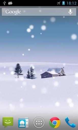 Snow Live Wallpaper - Image screenshot of android app