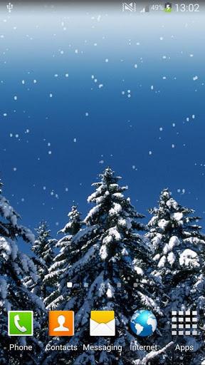 Snowfall Live Wallpaper - عکس برنامه موبایلی اندروید