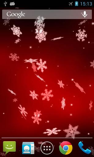 Snowflake 3D Live Wallpaper - عکس برنامه موبایلی اندروید