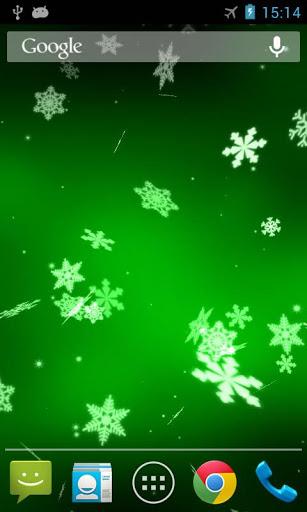 Snowflake 3D Live Wallpaper - عکس برنامه موبایلی اندروید