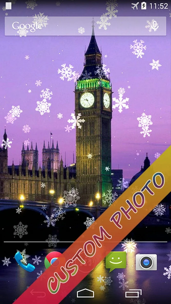 Snowflake Live Wallpaper - عکس برنامه موبایلی اندروید
