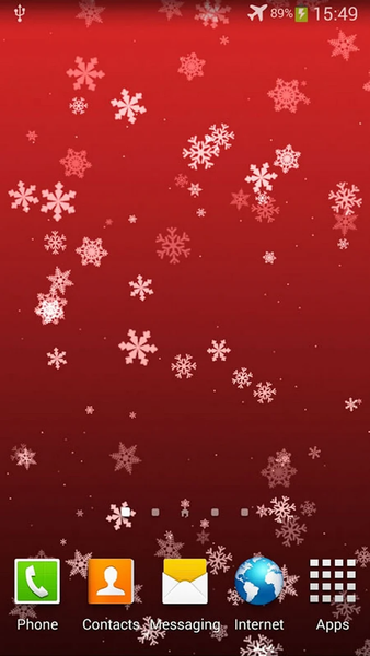 Snowflake Live Wallpaper - عکس برنامه موبایلی اندروید