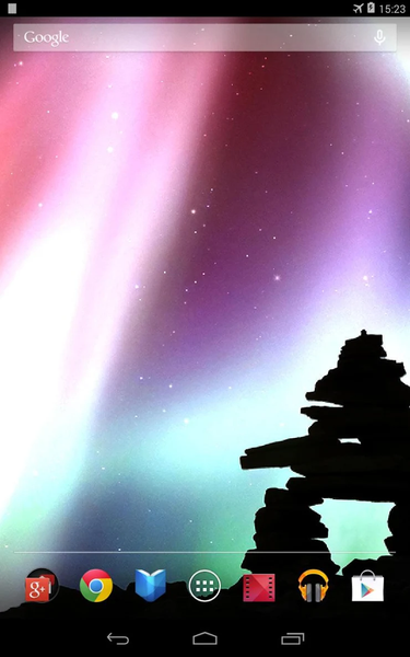 Aurora Live Wallpaper - Image screenshot of android app