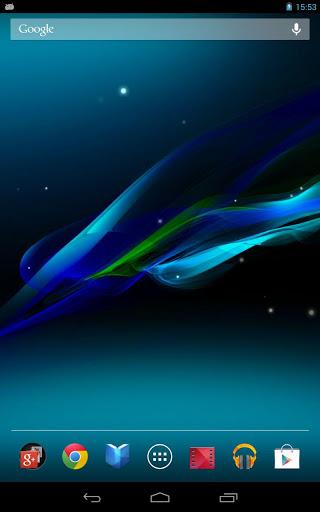 Ultra Wave Live Wallpaper - Image screenshot of android app