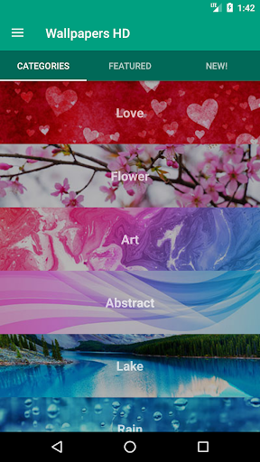 Wallpapers HD (Backgrounds) - Image screenshot of android app