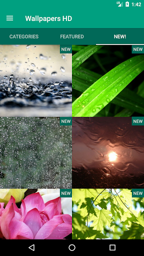 Wallpapers HD (Backgrounds) - Image screenshot of android app