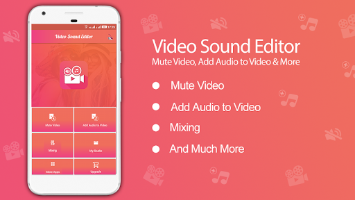 Video Sound Editor: Add Audio, Mute, Silent Video - عکس برنامه موبایلی اندروید