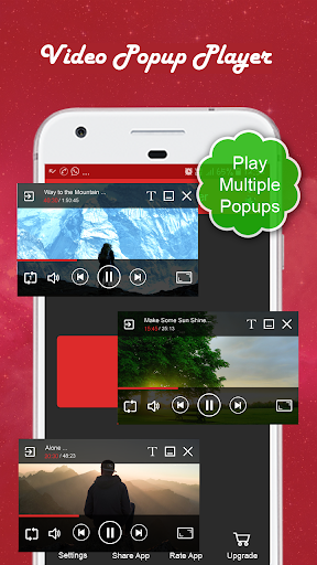 Video Popup Player :Multiple Video Popups - عکس برنامه موبایلی اندروید