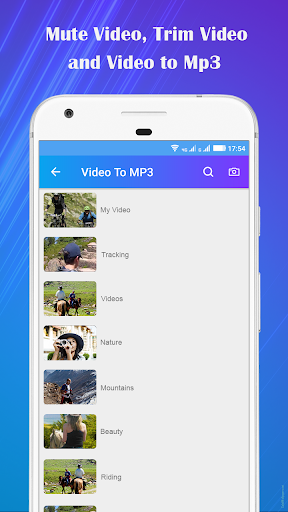Video to Mp3 : Mute Video /Trim Video/Cut Video - Image screenshot of android app