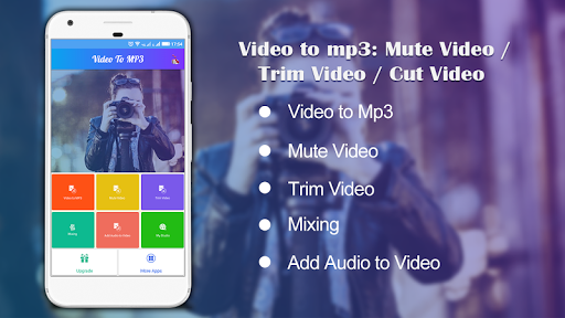 Video to Mp3 : Mute Video /Trim Video/Cut Video - عکس برنامه موبایلی اندروید